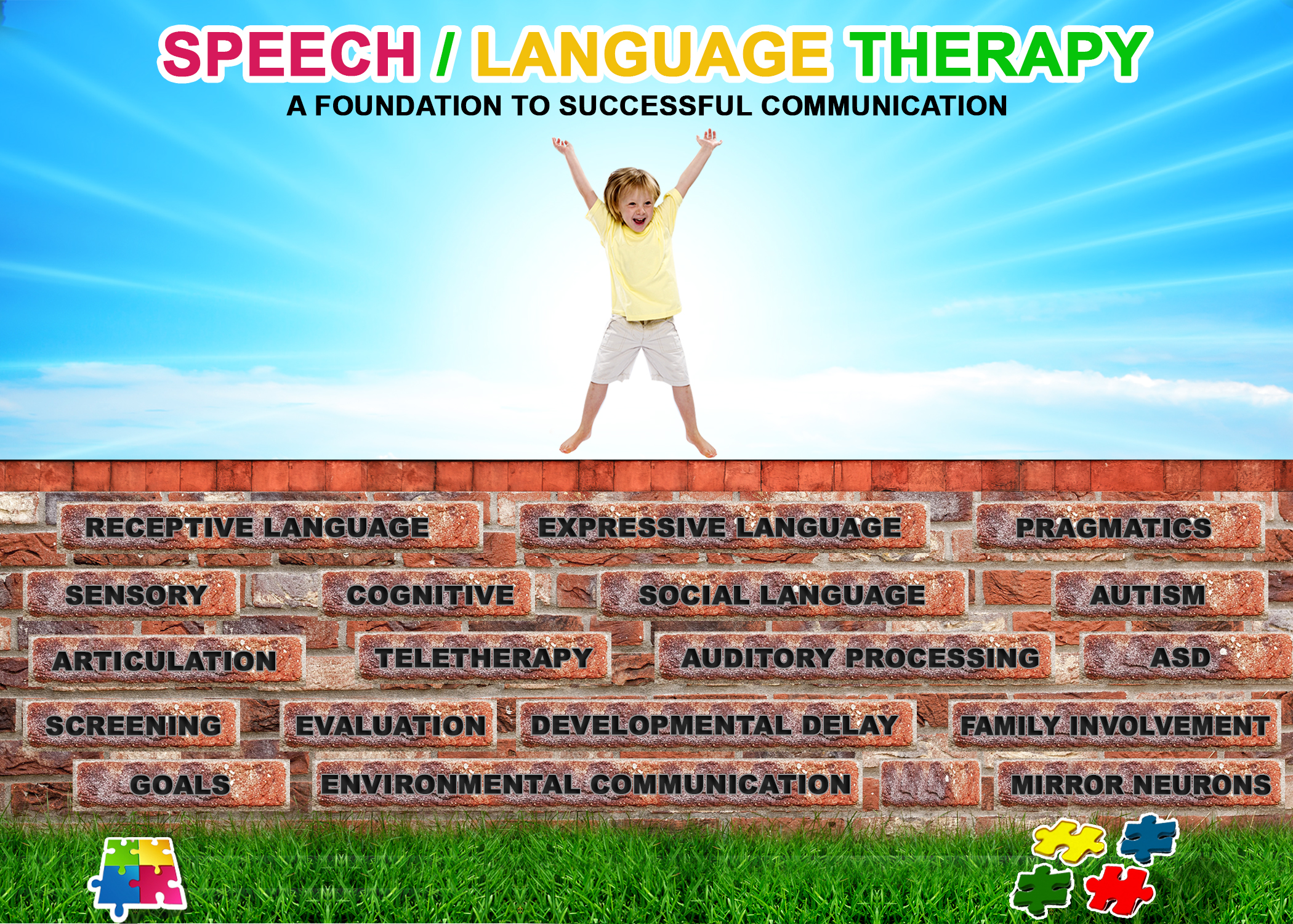 Postcard Design by Sarah William for BioAutism | Design #27480339