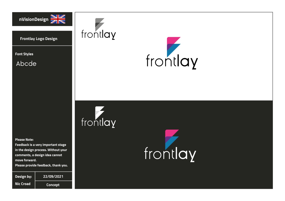 Design de Logo par nvisiondesign.co.uk pour Frontlay Bartosz Bialas | Design #27392679