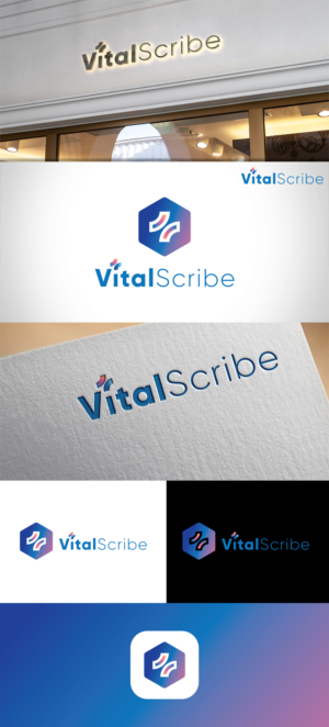 VitalScribe | Logo Design by Blessing Angel