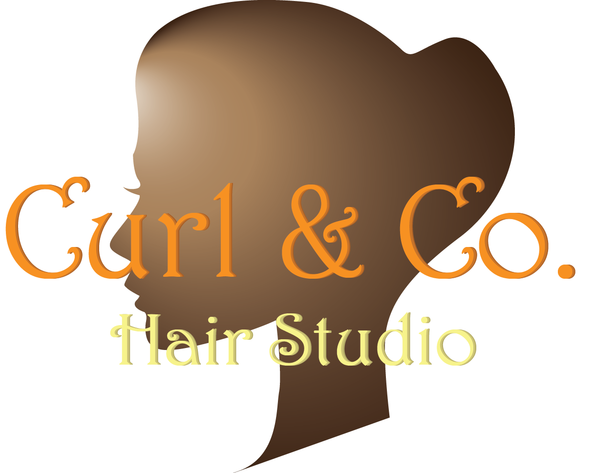 Logo Design by Thulasi Designs for Curl & Co. Hair Studio | Design #3077322