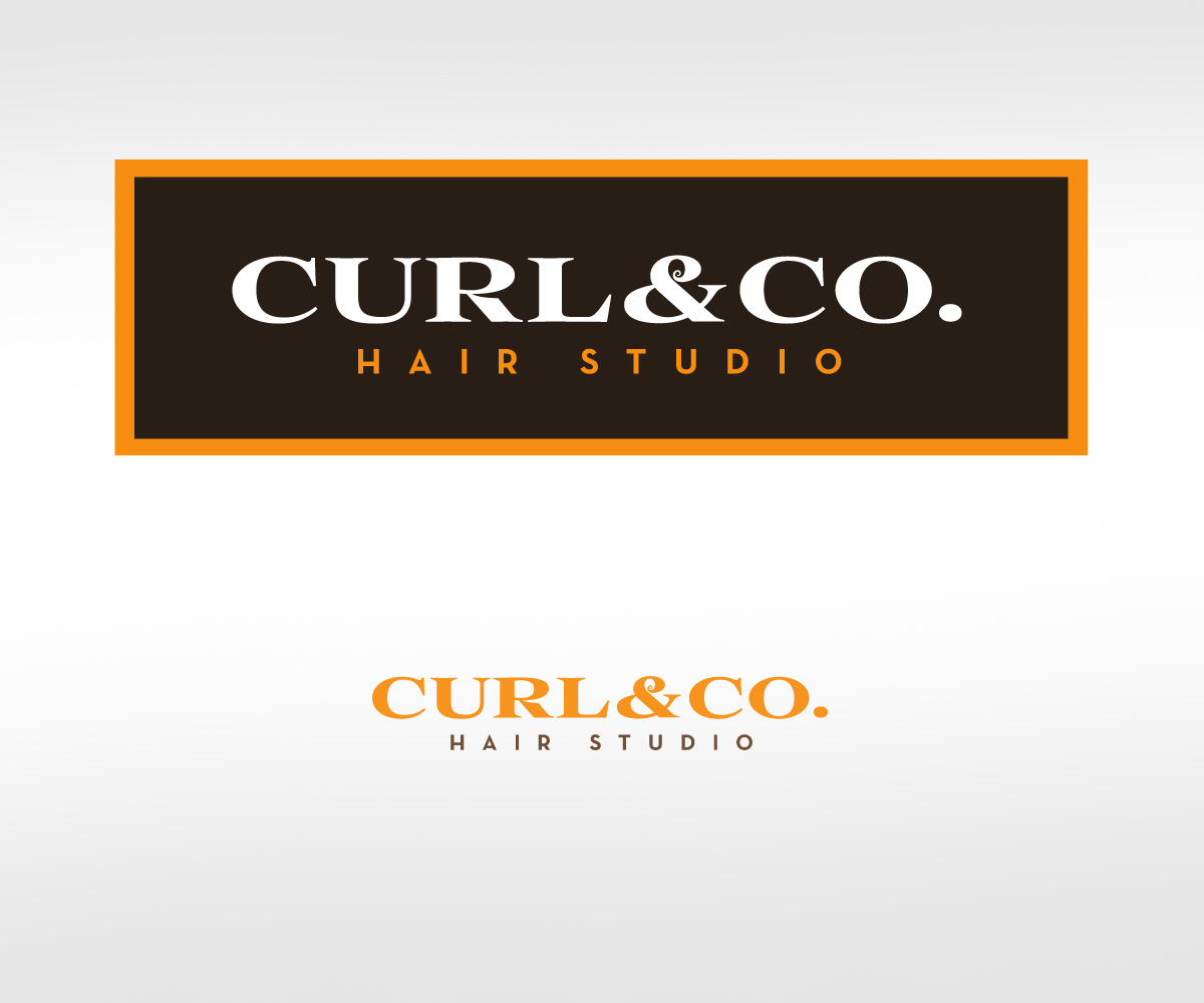 Logo Design by Allen Mercer for Curl & Co. Hair Studio | Design #3074567