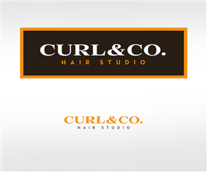 Logo Design by Allen Mercer for Curl & Co. Hair Studio | Design: #3074567