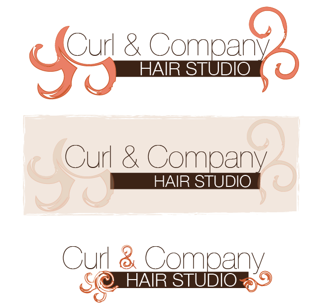 Logo Design by brittanylee77 for Curl & Co. Hair Studio | Design #3062712