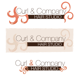 Logo Design by brittanylee77 for Curl & Co. Hair Studio | Design: #3062712