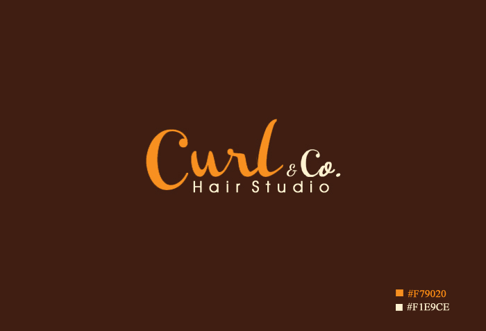 Logo Design by creativezone4u for Curl & Co. Hair Studio | Design: #3081915