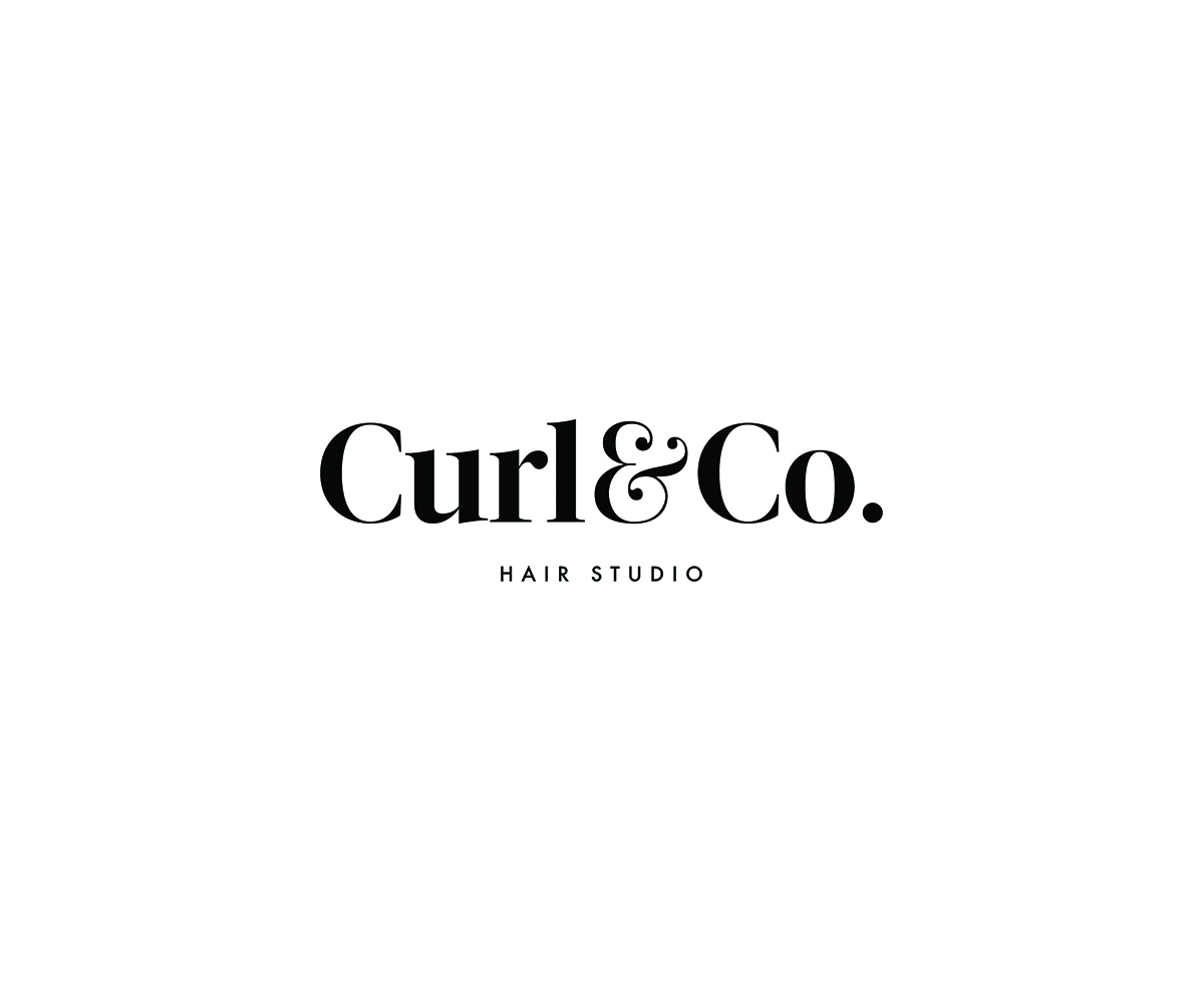 Logo Design by DonCharles for Curl & Co. Hair Studio | Design #3081256