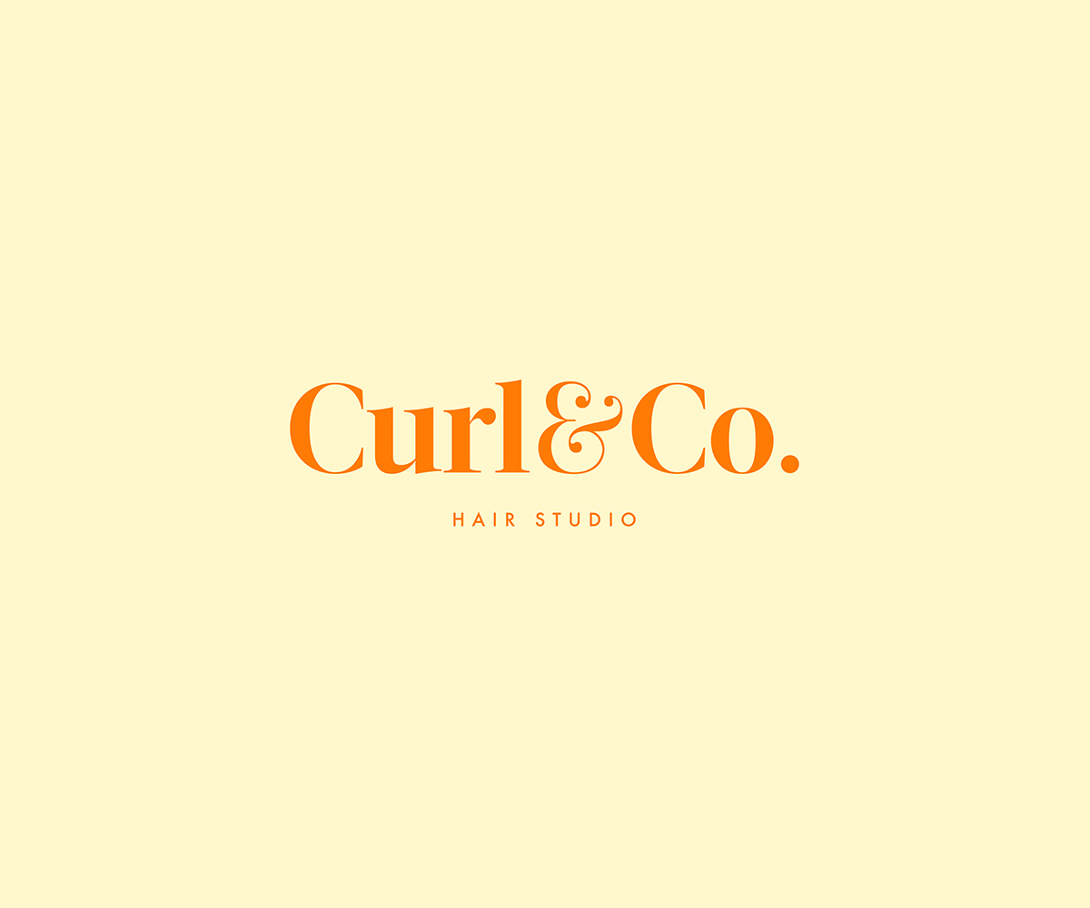 Logo Design by DonCharles for Curl & Co. Hair Studio | Design #3081270