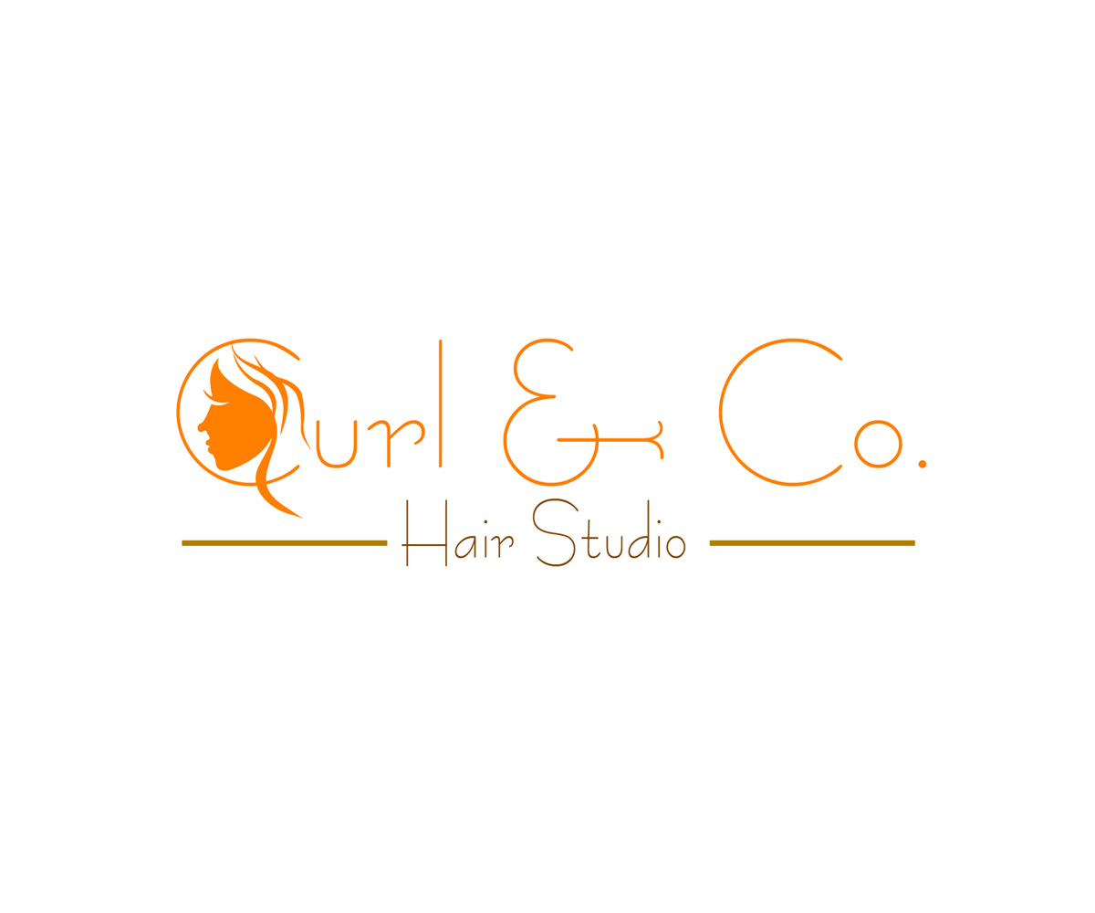 Logo Design by Nusky Hariff for Curl & Co. Hair Studio | Design #3076471