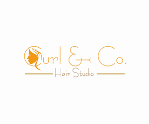 Logo Design by Nusky Hariff for Curl & Co. Hair Studio | Design: #3076471