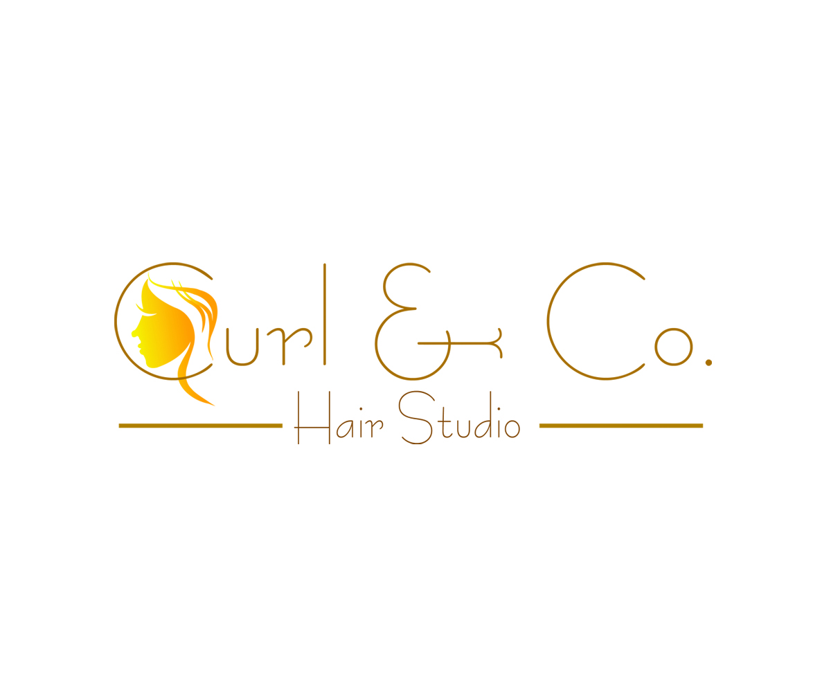 Logo Design by Nusky Hariff for Curl & Co. Hair Studio | Design #3076474