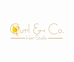Logo Design by Nusky Hariff for Curl & Co. Hair Studio | Design: #3076474