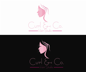 Logo Design by Nusky Hariff for Curl & Co. Hair Studio | Design: #3076483