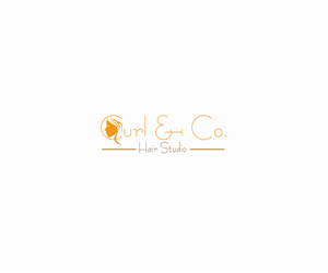 Logo Design by Nusky Hariff for Curl & Co. Hair Studio | Design: #3079759