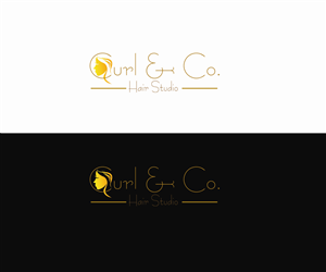 Logo Design by Nusky Hariff for Curl & Co. Hair Studio | Design: #3079761