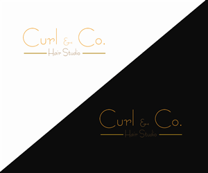 Logo Design by Nusky Hariff for Curl & Co. Hair Studio | Design: #3079900