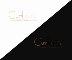 Logo Design by Nusky Hariff for Curl & Co. Hair Studio | Design: #3079903