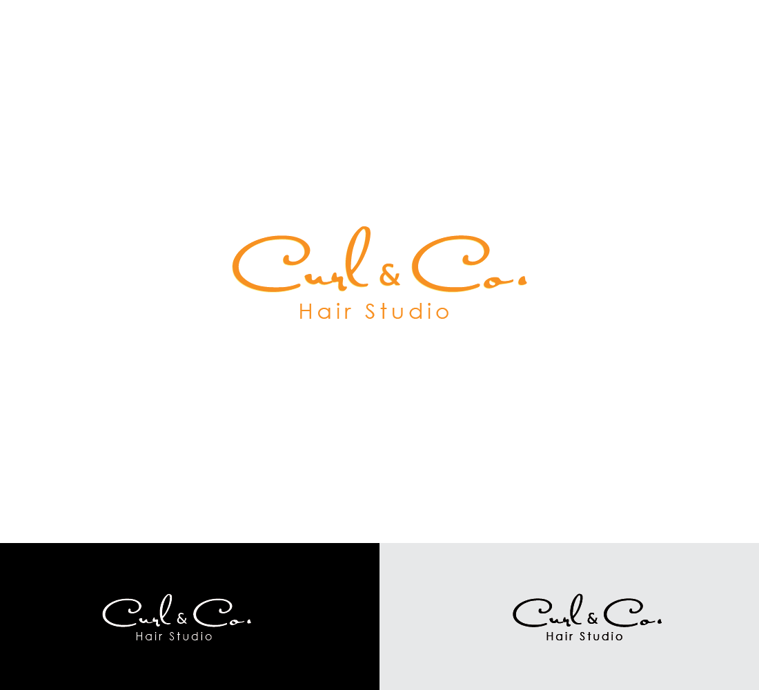 Logo Design by PointGrfx for Curl & Co. Hair Studio | Design #3076580