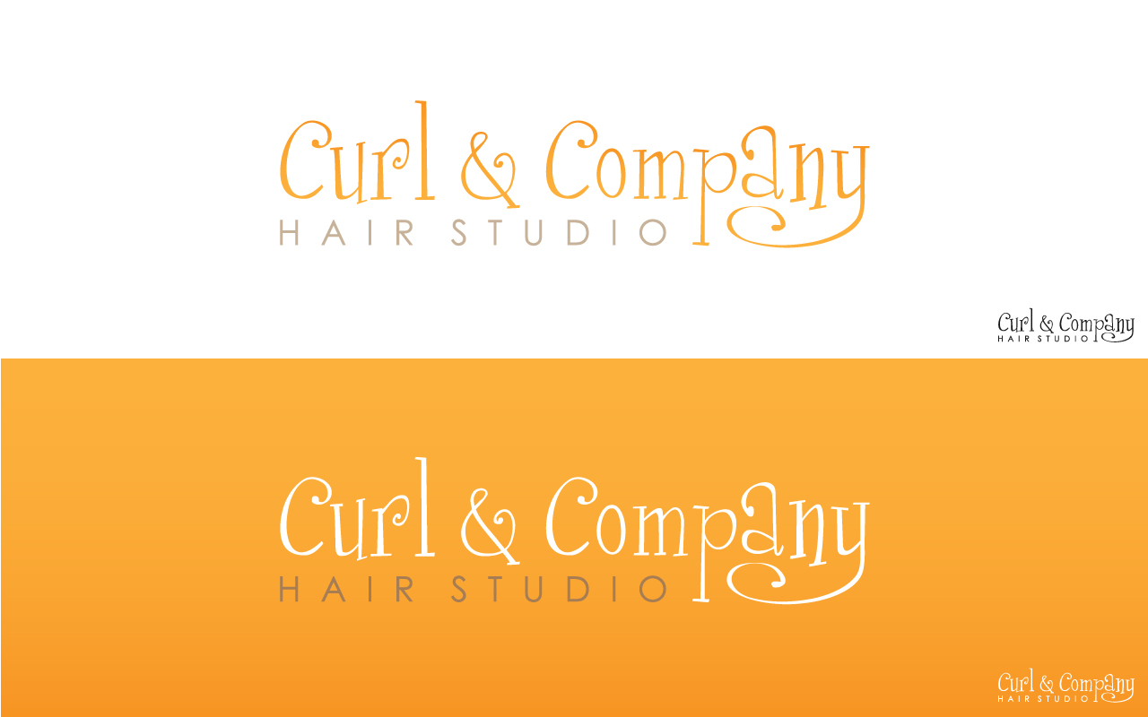 Logo Design by keis604 for Curl & Co. Hair Studio | Design #3061171