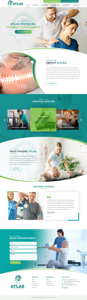 Web Design by Blue Sparrow for this project | Design: #27396429