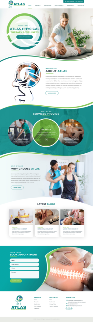 Web Design by Blue Sparrow for this project | Design: #27396444