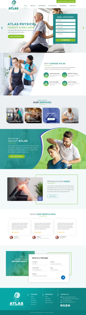 Web Design by Blue Sparrow for this project | Design: #27398063