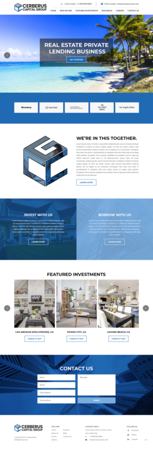 Web Design by pb for Felino | Design #27395851