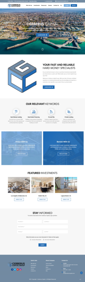 Web Design by pb for Felino | Design: #27395854