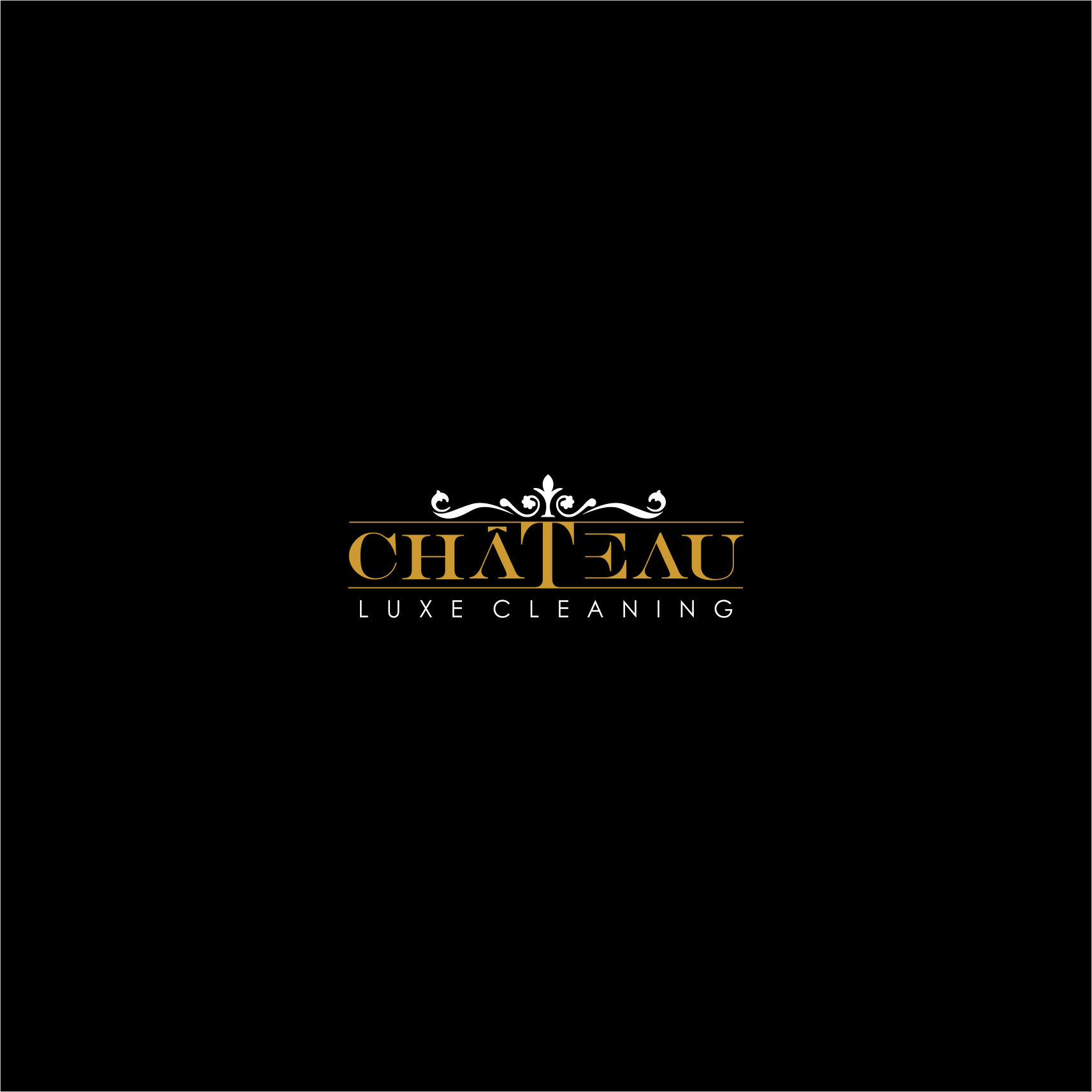 Logo-Design von Arham Hidayat für Chateau Luxe Cleaning | Design #27412966