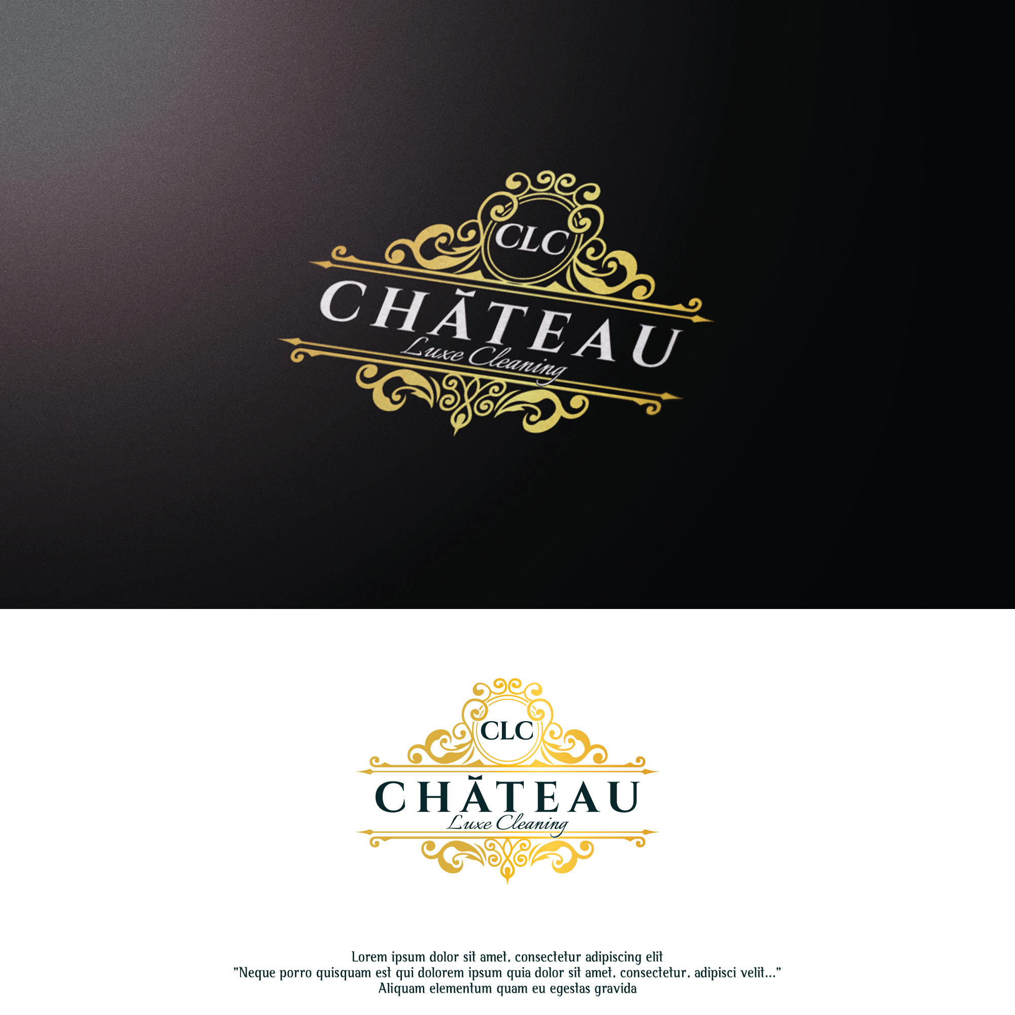 Logo Design by Arjuna Design for Chateau Luxe Cleaning | Design #27393937