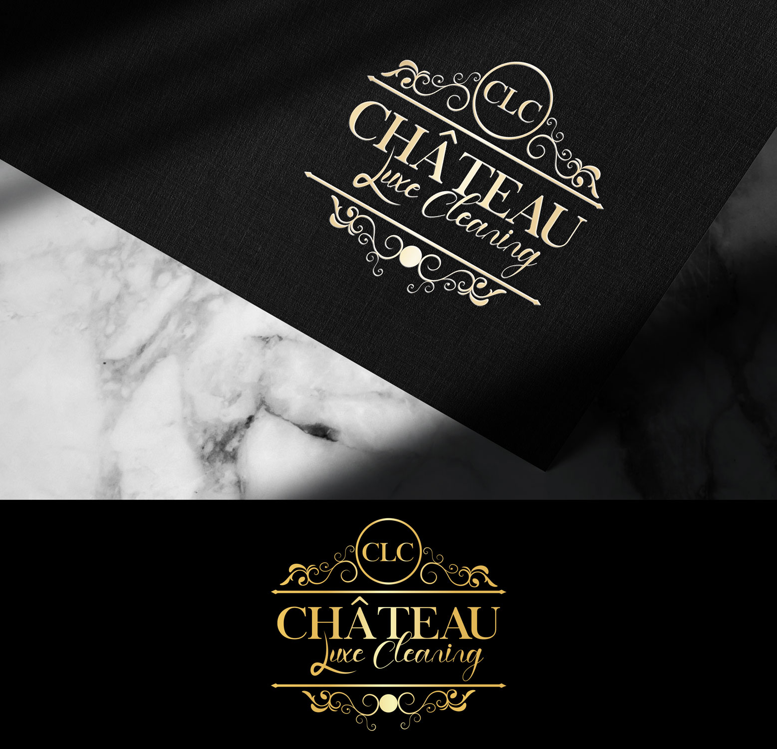 Logo-Design von u2square für Chateau Luxe Cleaning | Design #27397173