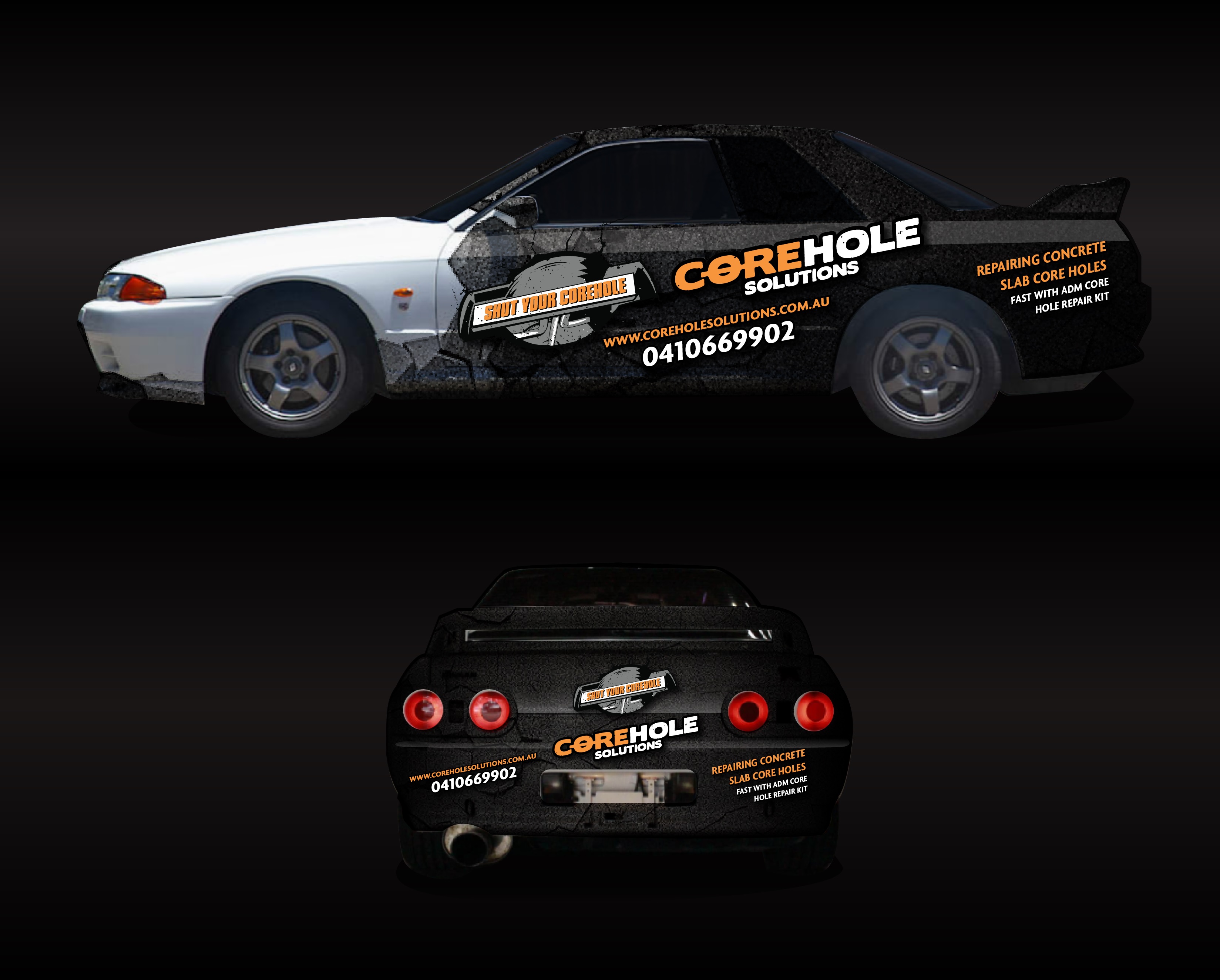 Car Wrap Design by Kira Graphics for Corehole Solutions | Design #27427172
