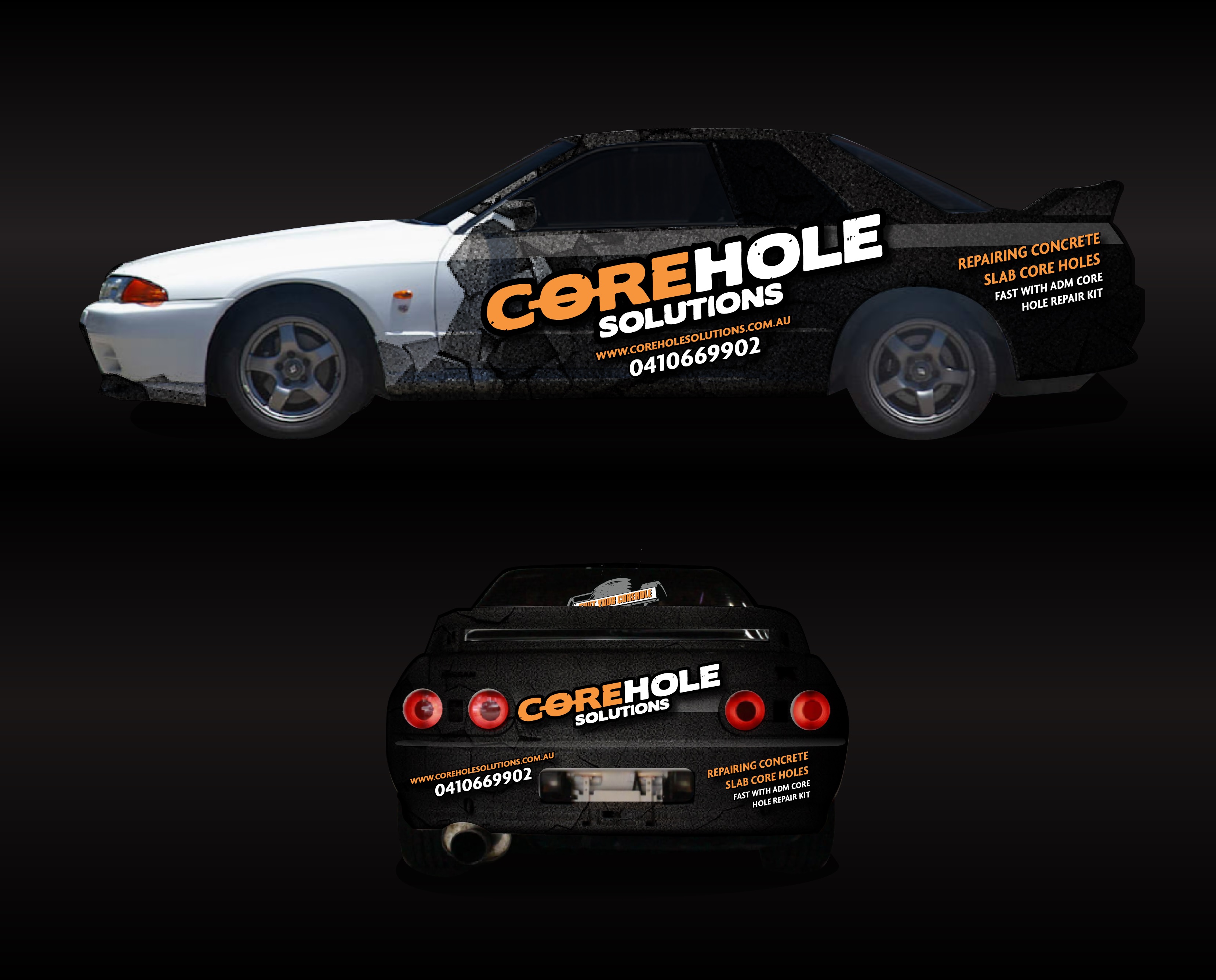 Car Wrap Design by Kira Graphics for Corehole Solutions | Design #27434854