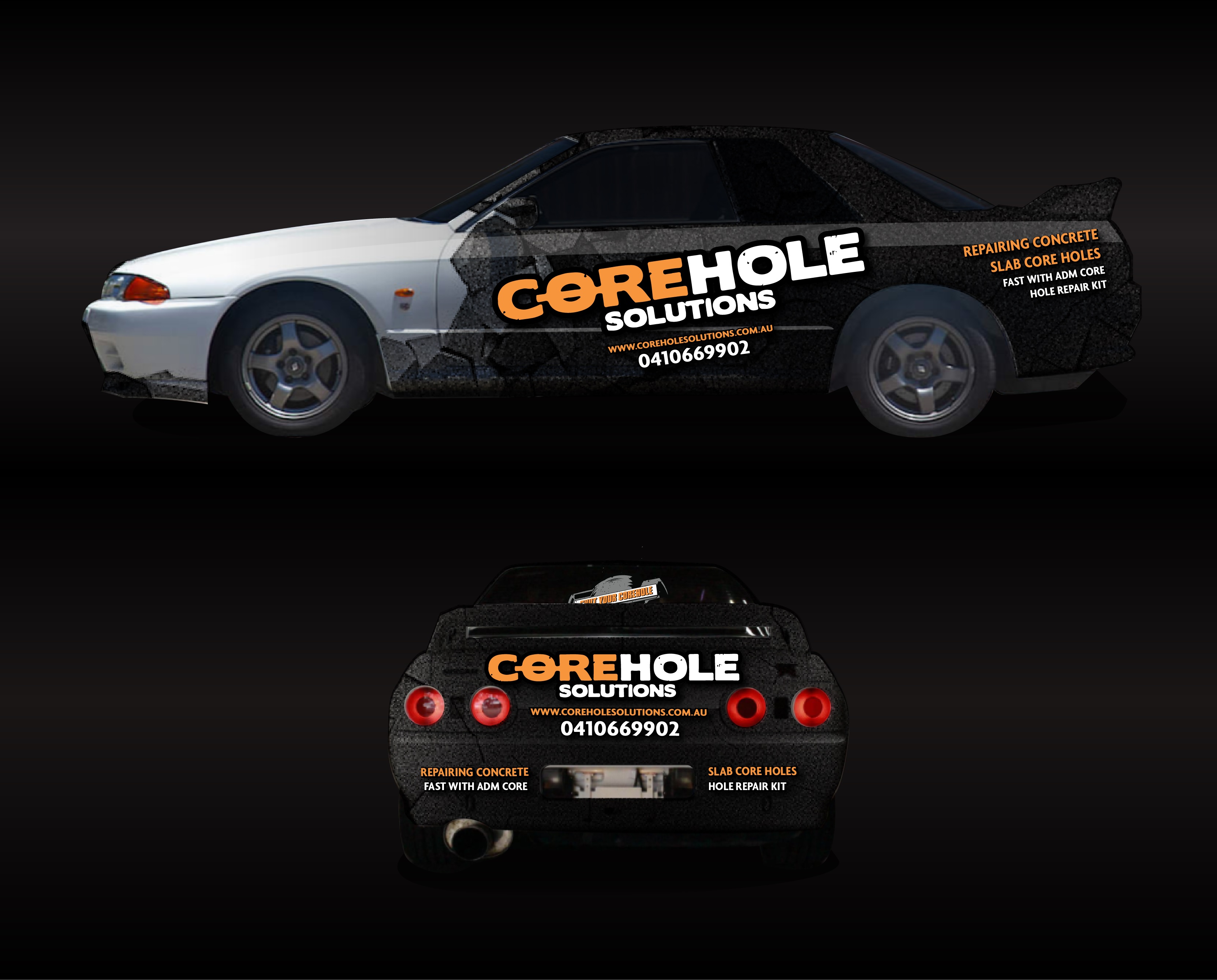 Car Wrap Design by Kira Graphics for Corehole Solutions | Design #27437842