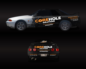 Car Wrap Design by Kira Graphics for Corehole Solutions | Design: #27437842