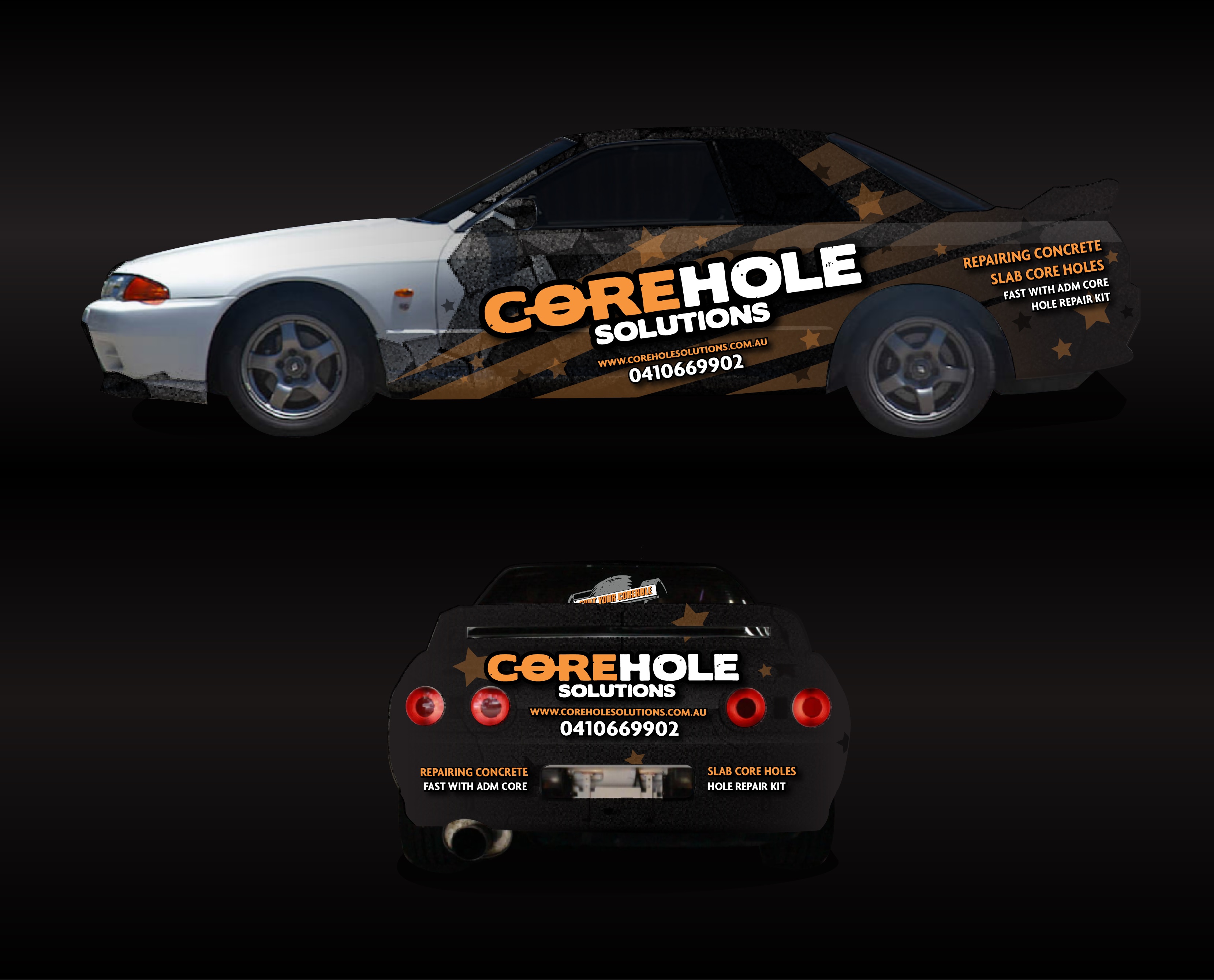 Car Wrap Design by Kira Graphics for Corehole Solutions | Design #27443068
