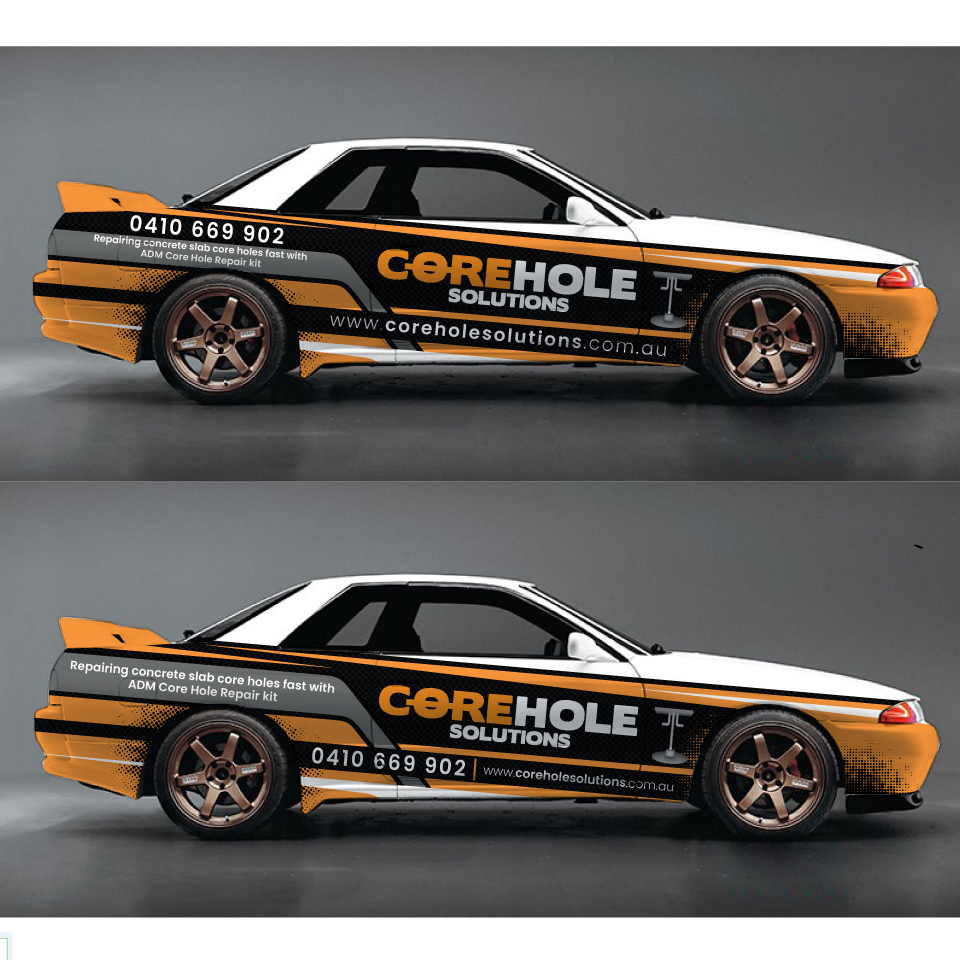 Car Wrap Design by Yoga Tri for Corehole Solutions | Design #27403365