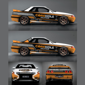 Car Wrap Design by Yoga Tri for Corehole Solutions | Design: #27414890