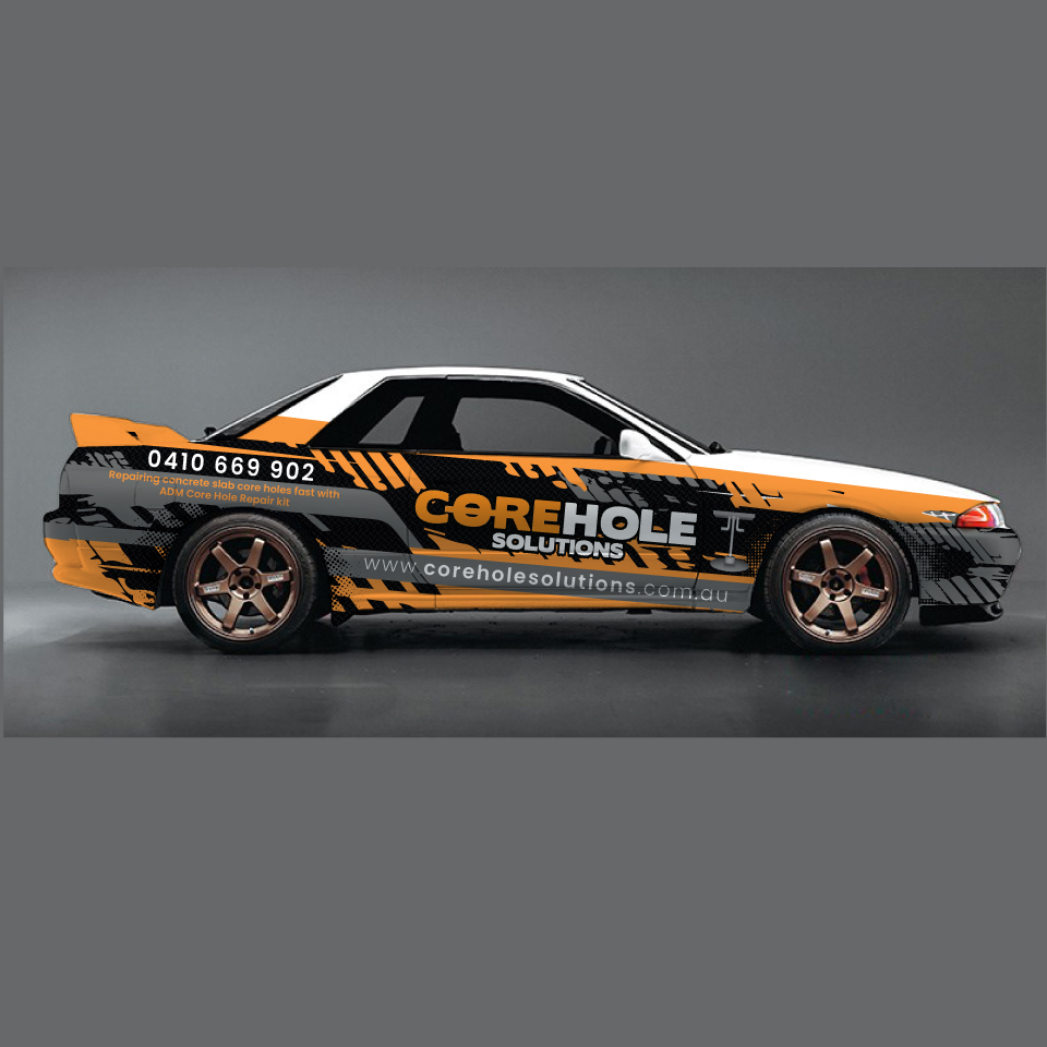 Car Wrap Design by Yoga Tri for Corehole Solutions | Design #27433098