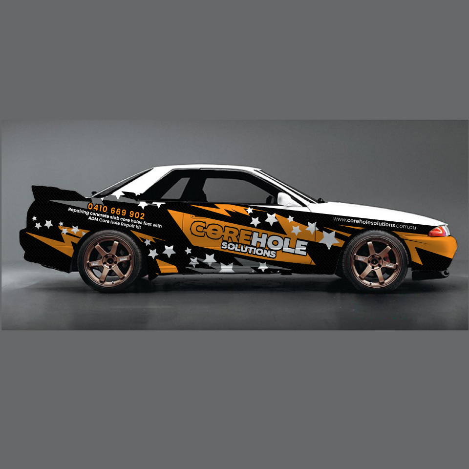 Car Wrap Design by Yoga Tri for Corehole Solutions | Design #27455855