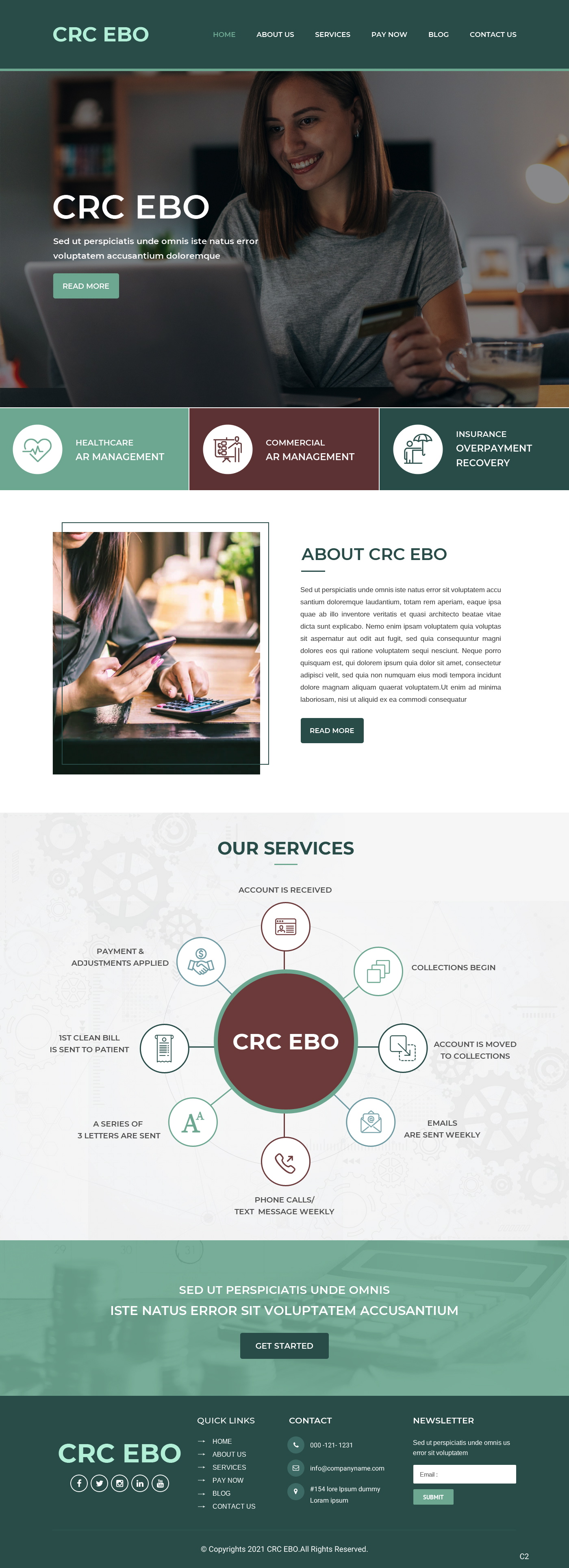 Web Design by pb for CAPITAL RECOVERY CORPORATION | Design #27402002