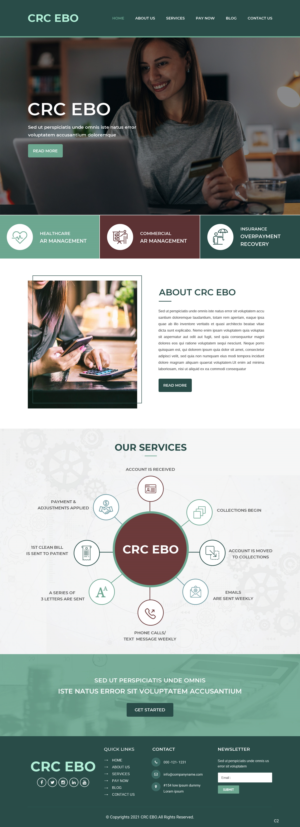 Web Design by pb for CAPITAL RECOVERY CORPORATION | Design: #27402002