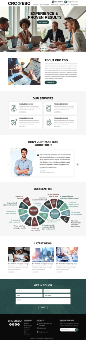 Web Design by pb for CAPITAL RECOVERY CORPORATION | Design: #27402003