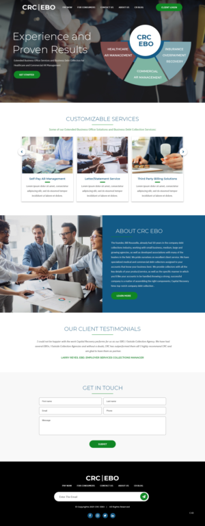 Web Design by pb for CAPITAL RECOVERY CORPORATION | Design: #27402007
