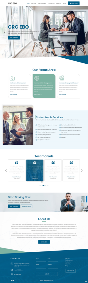 Web Design by pb for CAPITAL RECOVERY CORPORATION | Design: #27402008
