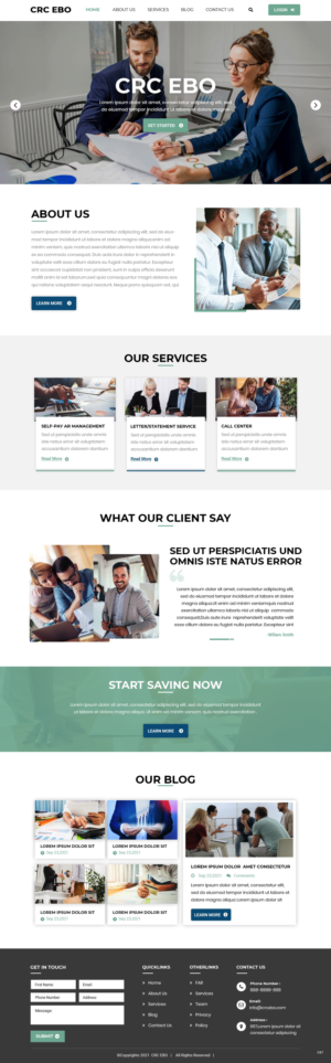 Web Design by pb for CAPITAL RECOVERY CORPORATION | Design: #27402009