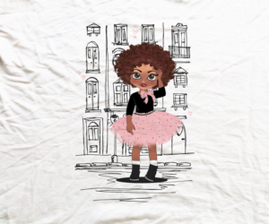 Cute girls T-Shirt designs - a mix of playful and modern designs | Diseño de Camiseta por Whitebread