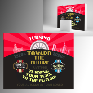 TradeShow Booth Design - Turning the Roaring (19) twenties into the Riveting (20) twenties | Graphic Design by rmak