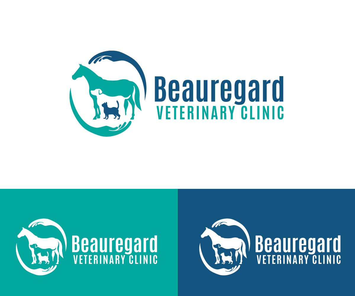 Logo Design by edwinnegz1 for Beauregard Veterinary Clinic  | Design #27397275