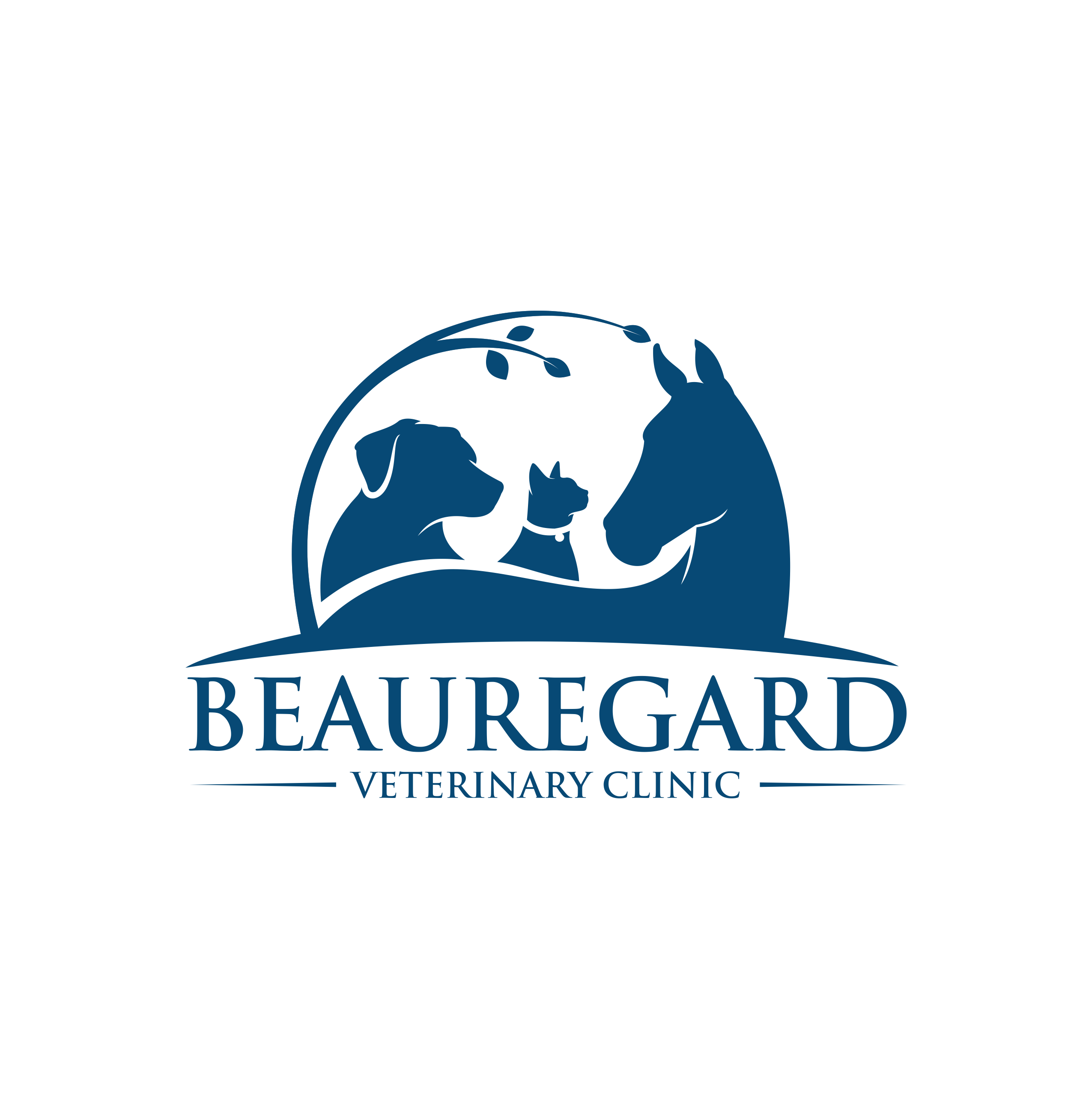 Logo-Design von ERLANDO RONTE RDJ für Beauregard Veterinary Clinic  | Design #27408238