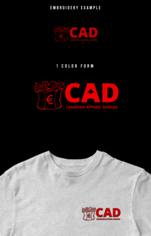 Embroidery money logo | T-Shirt-Design von Uprinteez